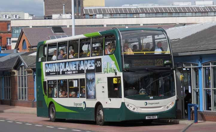 Stagecoach Yorkshire Alexander Dennis Enviro 400H 12103